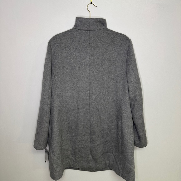 KATE SPADE Wool Blend Stand-Collar 35"Long Coat w/Changeable Buttons sz XL‎ - Picture 13 of 15